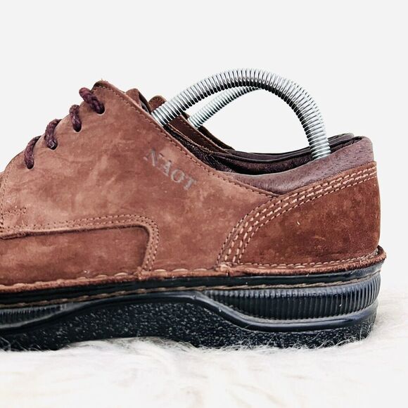 Naot Mens Denali Crazy Horse Brown Suede Leather Lace up Loafer Shoes ~ EU41 US8 - Picture 3 of 8